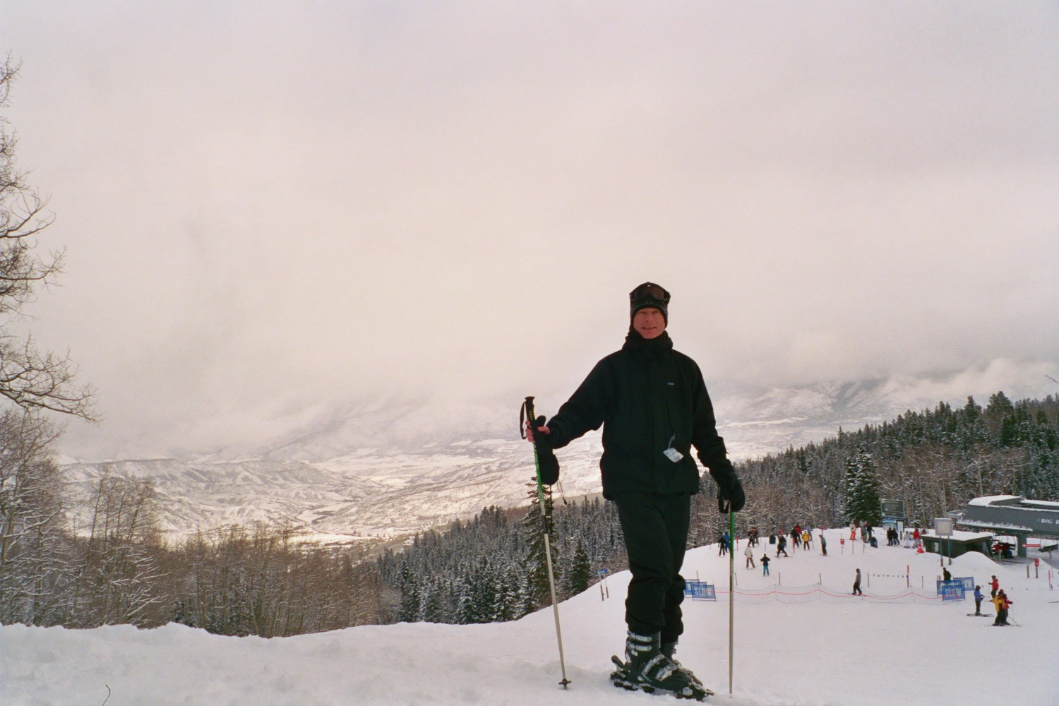 Christoph Beckerman on a ski slope