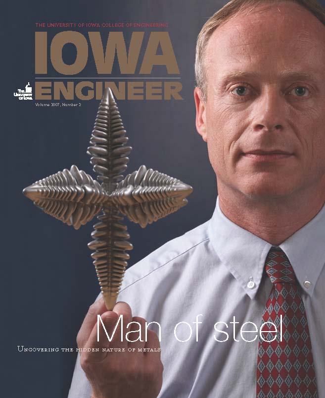 Iowa Engineer cover featuring Christoph Beckermann