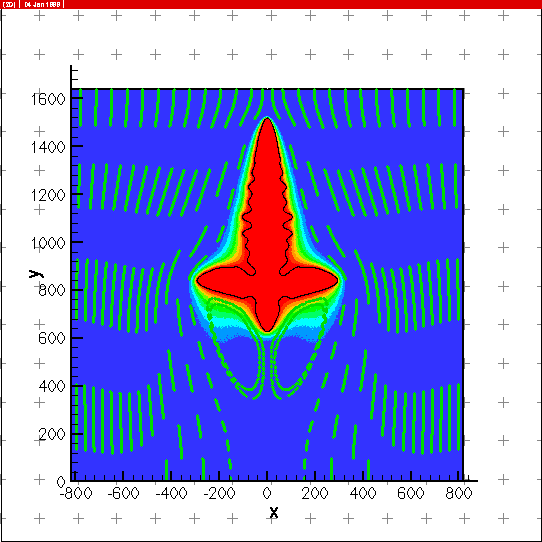 Gif of flow without the crystal growing